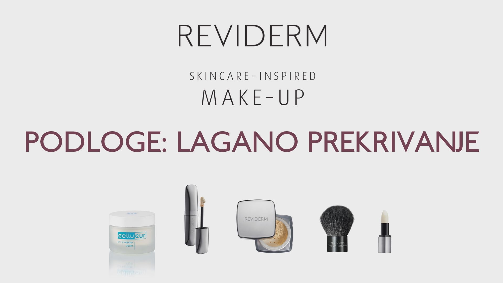 Reviderm make up minute 3