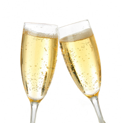 champagne glasses